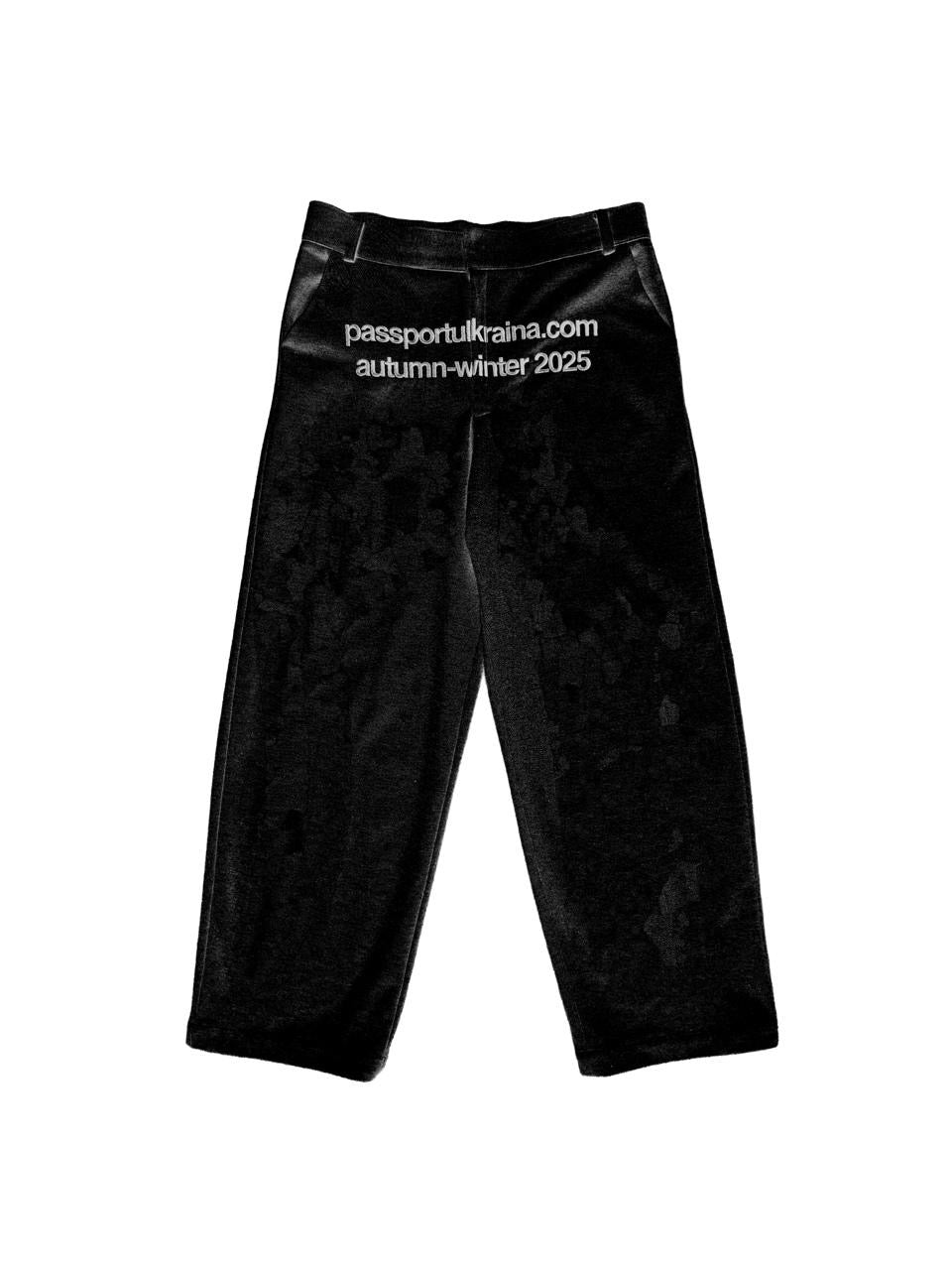 CASHMERE PANTS (BLACK / GREY)
