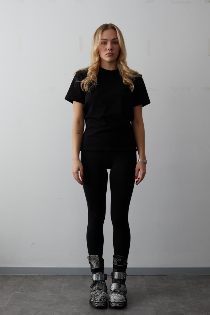 SHOULDER PADS ZIP TEE