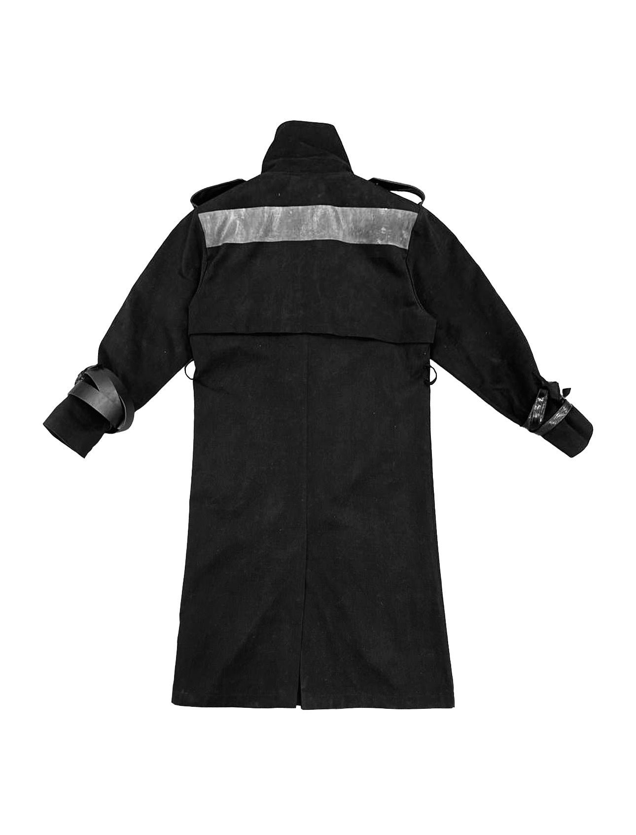 WASHED SHOULDER PADS TRENCH