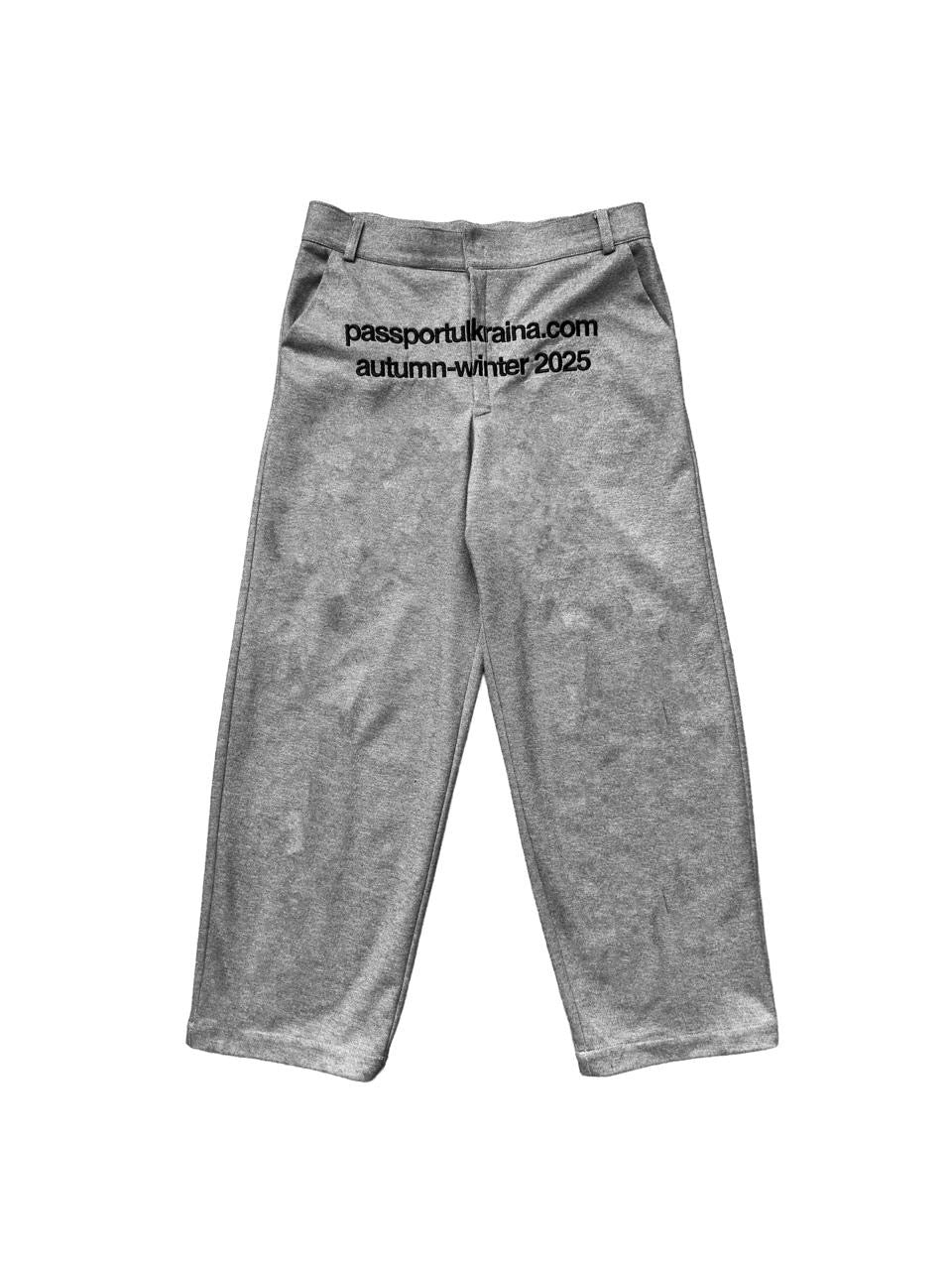 CASHMERE PANTS (BLACK / GREY)