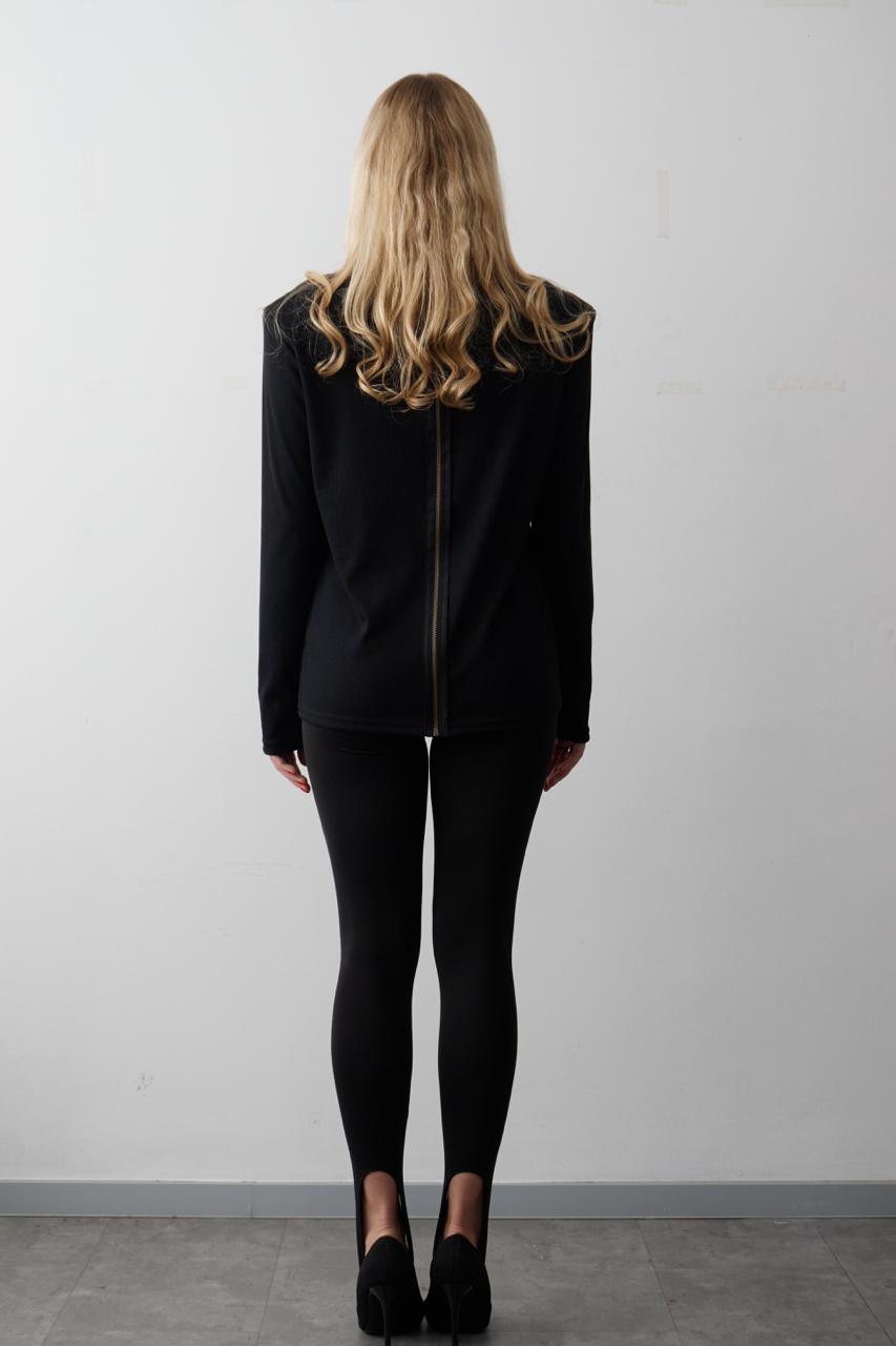 SHOULDER PADS ZIP-LONGSLEEVE