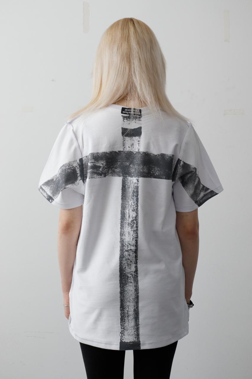 CROSSED OUT TEE WHITE