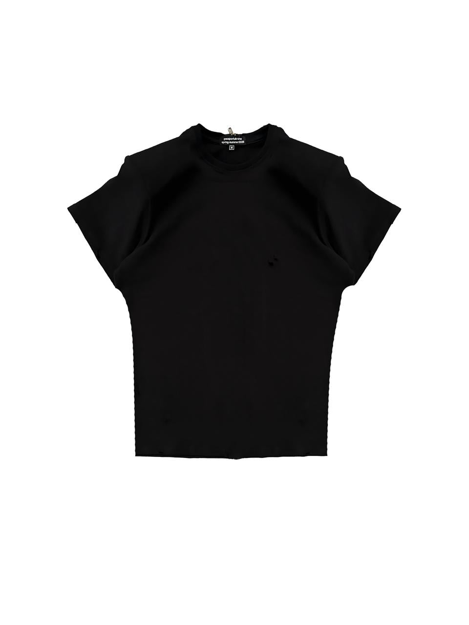 SHOULDER PADS ZIP TEE