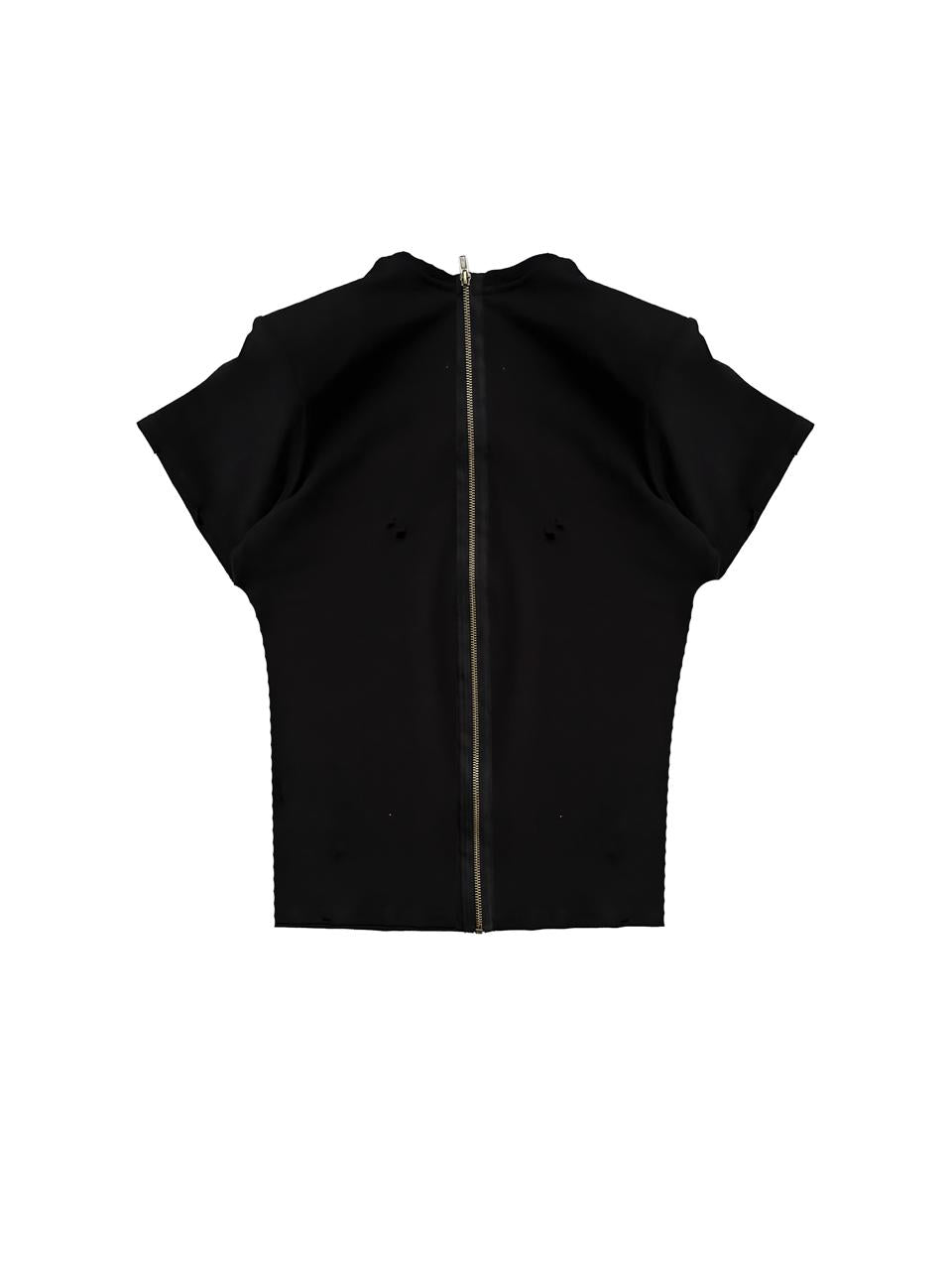 SHOULDER PADS ZIP TEE