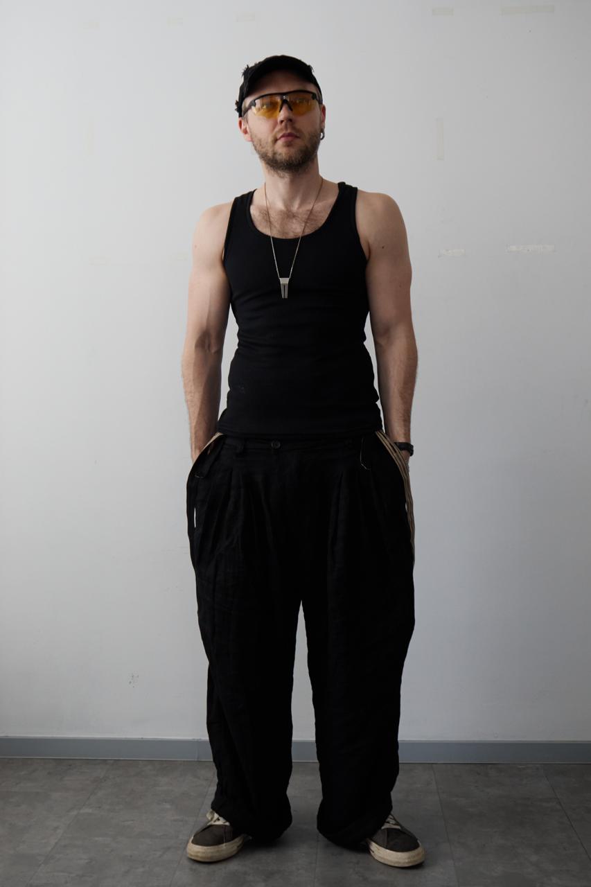 ZIP TANK-TOP BLACK