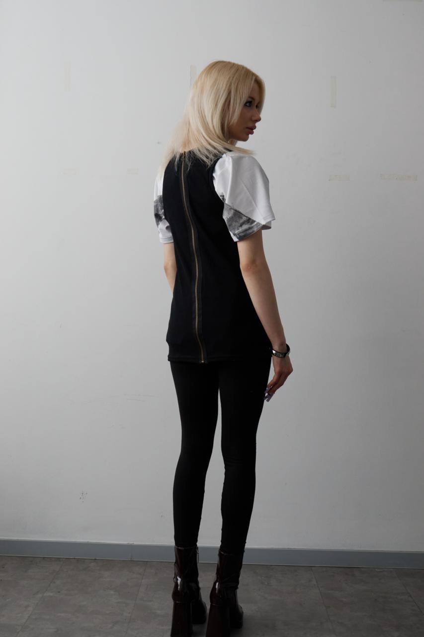 ZIP TANK-TOP BLACK