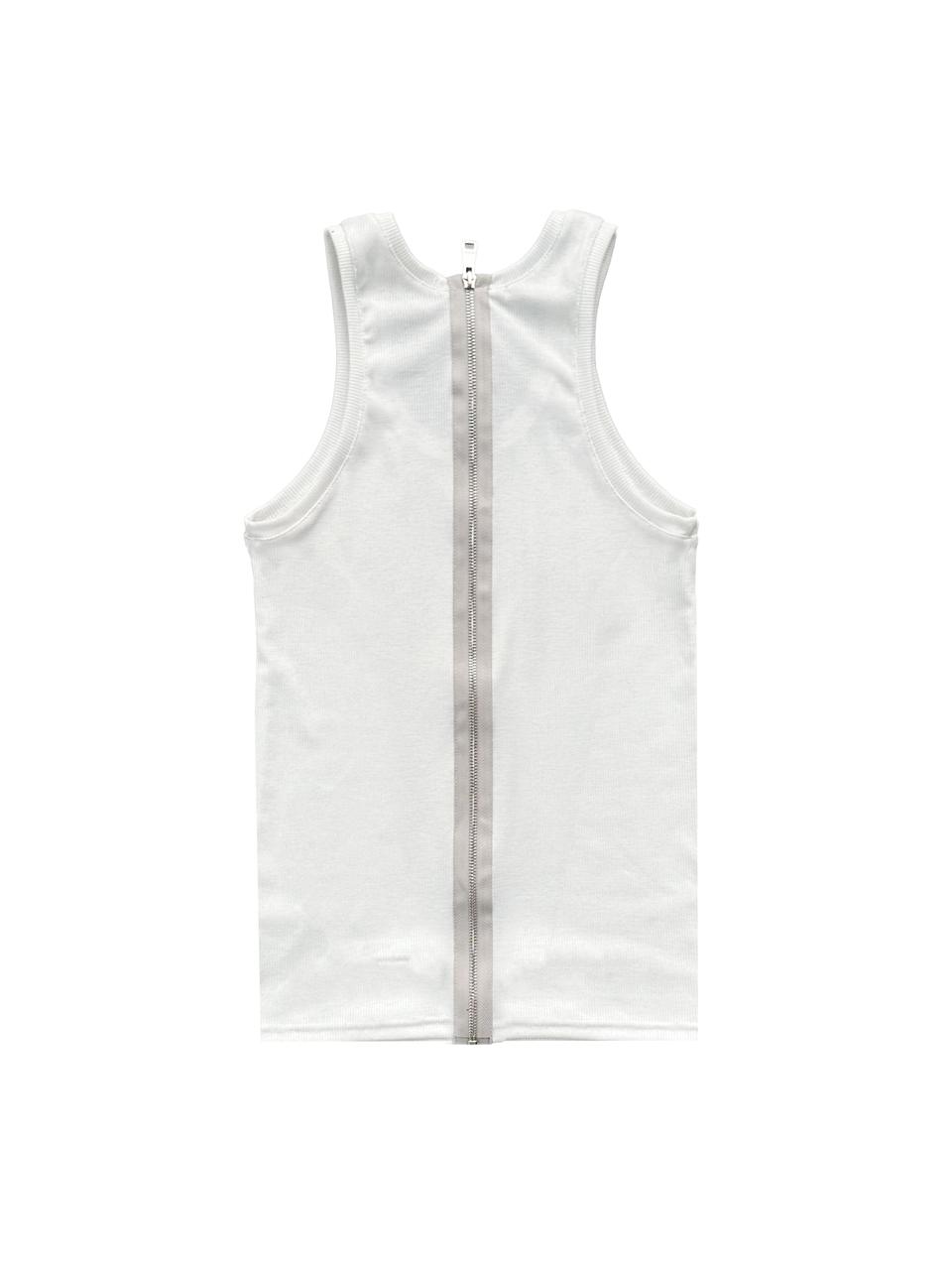 ZIP TANK-TOP WHITE