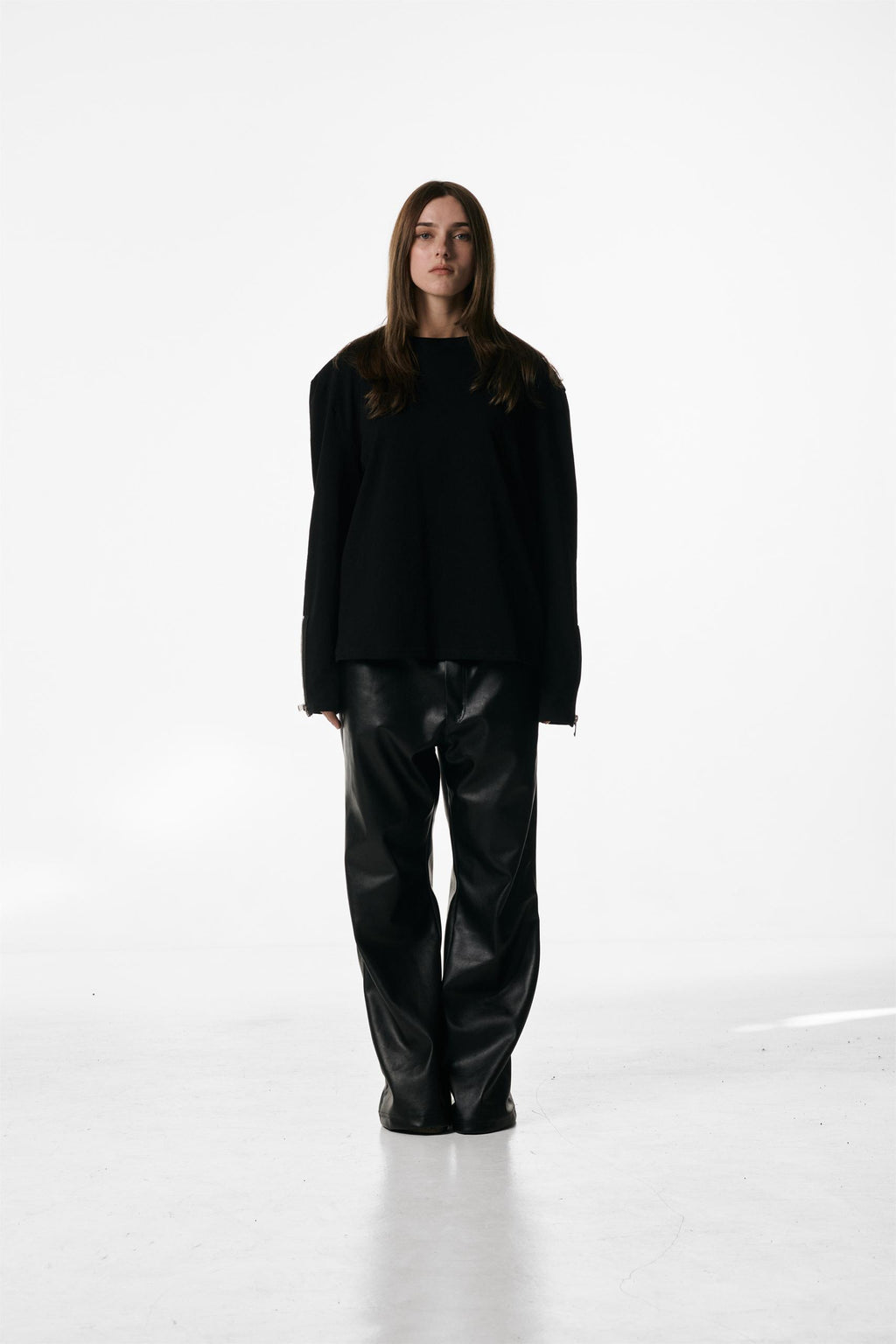LONG WITH ZIPS AND EMBROIDERY